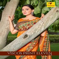 VINAMRA VISCOSE PRINT ELEVEN VOL 2 PRINTED FANCY SAREE COLLECTION