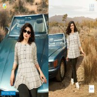 VINAY FASHION PRESENTS ONLY TOP RAYON SLUB PRINT JEANS SHORT TOPS FOR GIRLS
