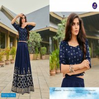 VITARA MAGIC VOL 10 IMPORTANT SILK CROP TOP WITH SKIRT COLLECTION