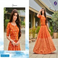 VITARA MAGIC VOL 10 IMPORTANT SILK CROP TOP WITH SKIRT COLLECTION
