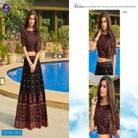 VITARA MAGIC VOL 10 IMPORTANT SILK CROP TOP WITH SKIRT COLLECTION