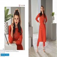 Vamika Amour Wholesale Long Kurti With Pant Catalog