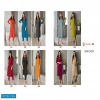 Vamika Amour Wholesale Long Kurti With Pant Catalog