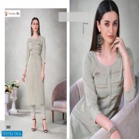Vamika Mahira Wholesale Reyon Fabrics Kurti Catalog