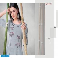 Vamika Mahira Wholesale Reyon Fabrics Kurti Catalog