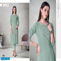 Vamika Mahira Wholesale Reyon Fabrics Kurti Catalog