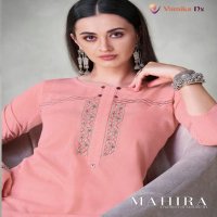 Vamika Mahira Wholesale Reyon Fabrics Kurti Catalog