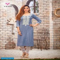 Vesh Khanak Wholesale Super sequence weave Rayon Kurtis