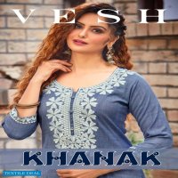 Vesh Khanak Wholesale Super sequence weave Rayon Kurtis