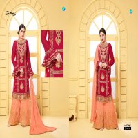YOUR CHOICE GLORINA VOL 3 GEORGETTE SHARARA STYLE SALWAR SUIT BUY WHOLESALE IN INDIA