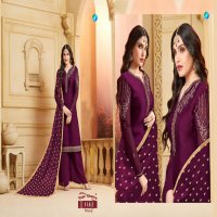 YOUR CHOICE NAAZ SATIN GEORGETTE DESIGNER SALWAR SUIT TRADER