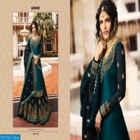 ZUBEDA AZZAA SATIN GEORGETTE PARTY WEAR INDIAN DESIGNER LEHENGA STYLE SUIT SUPPLIER