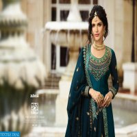 ZUBEDA AZZAA SATIN GEORGETTE PARTY WEAR INDIAN DESIGNER LEHENGA STYLE SUIT SUPPLIER