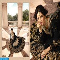 ZUBEDA AZZAA SATIN GEORGETTE PARTY WEAR INDIAN DESIGNER LEHENGA STYLE SUIT SUPPLIER