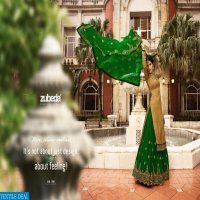 ZUBEDA AZZAA SATIN GEORGETTE PARTY WEAR INDIAN DESIGNER LEHENGA STYLE SUIT SUPPLIER