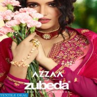 ZUBEDA AZZAA SATIN GEORGETTE PARTY WEAR INDIAN DESIGNER LEHENGA STYLE SUIT SUPPLIER