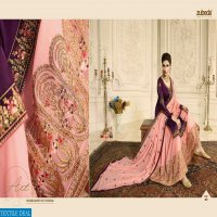 ZUBEDA LAUNCH AASHKA SATIN GEORGETTE WITH EMBROIDERY WORK PLAZZO STYLE SUIT