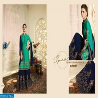 ZUBEDA LAUNCH AASHKA SATIN GEORGETTE WITH EMBROIDERY WORK PLAZZO STYLE SUIT