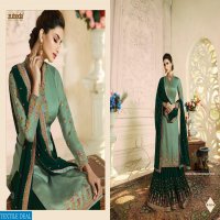 ZUBEDA LAUNCH AASHKA SATIN GEORGETTE WITH EMBROIDERY WORK PLAZZO STYLE SUIT