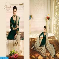 ZUBEDA LAUNCH AASHKA SATIN GEORGETTE WITH EMBROIDERY WORK PLAZZO STYLE SUIT