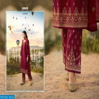 ZUBEDA LAUNCH FIZAA SATIN GEORGETTE EXCLUSIVE SUIT DEALER IN SURAT