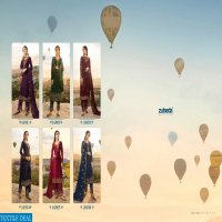 ZUBEDA LAUNCH FIZAA SATIN GEORGETTE EXCLUSIVE SUIT DEALER IN SURAT