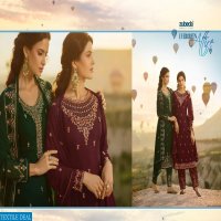 ZUBEDA LAUNCH FIZAA SATIN GEORGETTE EXCLUSIVE SUIT DEALER IN SURAT