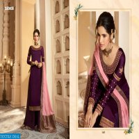 ZUBEDA PRESENTING SUVARNA SATIN GEORGETTE EMBORIDERY WORK SUIT OUTFIT