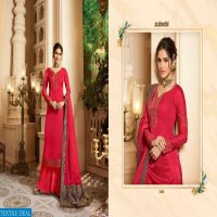 ZUBEDA PRESENTING SUVARNA SATIN GEORGETTE EMBORIDERY WORK SUIT OUTFIT