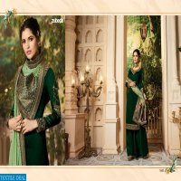 ZUBEDA PRESENTING SUVARNA SATIN GEORGETTE EMBORIDERY WORK SUIT OUTFIT