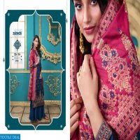 ZUBEDA SEHER SILK JACQUARD WITH DIAMOND WORK HEAVY LOOK PARTY WEAR SUIT SUPPLIER