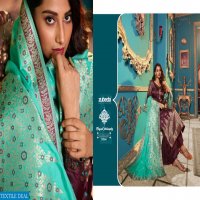 ZUBEDA SEHER SILK JACQUARD WITH DIAMOND WORK HEAVY LOOK PARTY WEAR SUIT SUPPLIER
