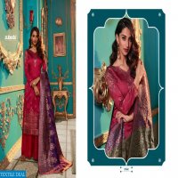 ZUBEDA SEHER SILK JACQUARD WITH DIAMOND WORK HEAVY LOOK PARTY WEAR SUIT SUPPLIER