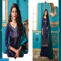 ZUBEDA SEHER SILK JACQUARD WITH DIAMOND WORK HEAVY LOOK PARTY WEAR SUIT SUPPLIER
