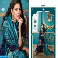 ZUBEDA SEHER SILK JACQUARD WITH DIAMOND WORK HEAVY LOOK PARTY WEAR SUIT SUPPLIER