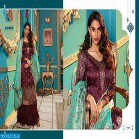 ZUBEDA SEHER SILK JACQUARD WITH DIAMOND WORK HEAVY LOOK PARTY WEAR SUIT SUPPLIER