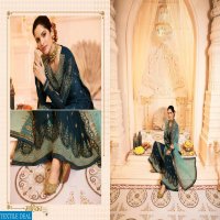 ZUBEDA SUGANDHA SATIN GEORGETTE SHARARA STYLE PARTY WEAR SUIT 16801-16806 SERIES