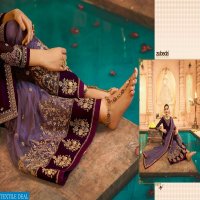 ZUBEDA SUGANDHA SATIN GEORGETTE SHARARA STYLE PARTY WEAR SUIT 16801-16806 SERIES