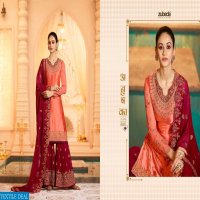 ZUBEDA SUGANDHA SATIN GEORGETTE SHARARA STYLE PARTY WEAR SUIT 16801-16806 SERIES