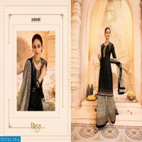 ZUBEDA SUGANDHA SATIN GEORGETTE SHARARA STYLE PARTY WEAR SUIT 16801-16806 SERIES