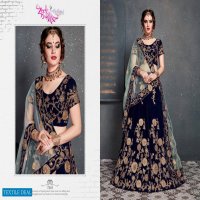 Zeel Roohbab Wholesale Heavy Velvet Lehenga Choli