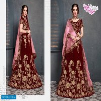 Zeel Roohbab Wholesale Heavy Velvet Lehenga Choli