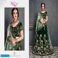 Zeel Roohbab Wholesale Heavy Velvet Lehenga Choli
