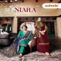 Zubeda Naira Wholesale heavy Satin Salwar Kameez