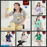 krishriyaa Enora Vol-8 wholesale Night T shirt With Pajama