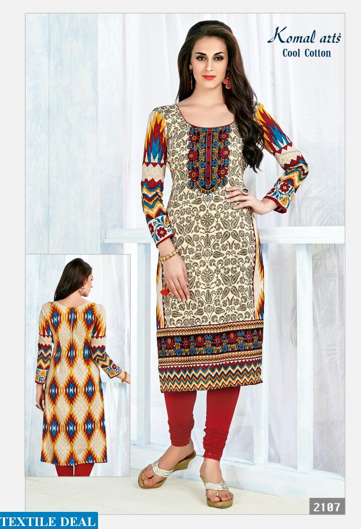 komal arts cool cotton Wholesale kurtis 