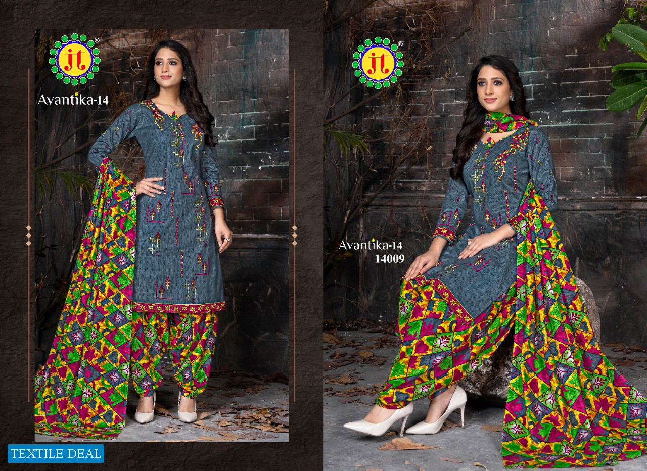 JT Avantika Vol-14 Wholesale Cotton 