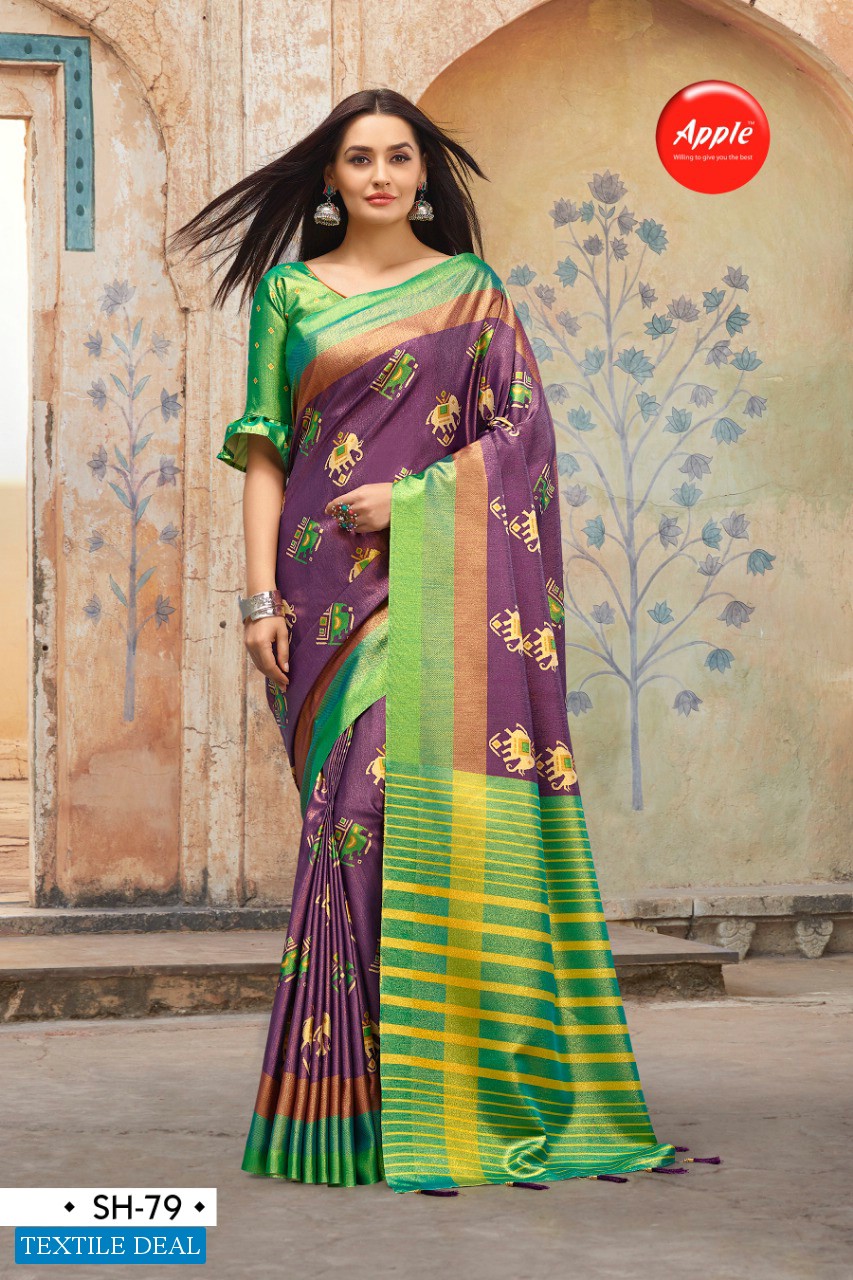 Apple Saheli Vol-3 Wholesale Shopping Soft Silk Ethnic Sarees -  textiledeal.in