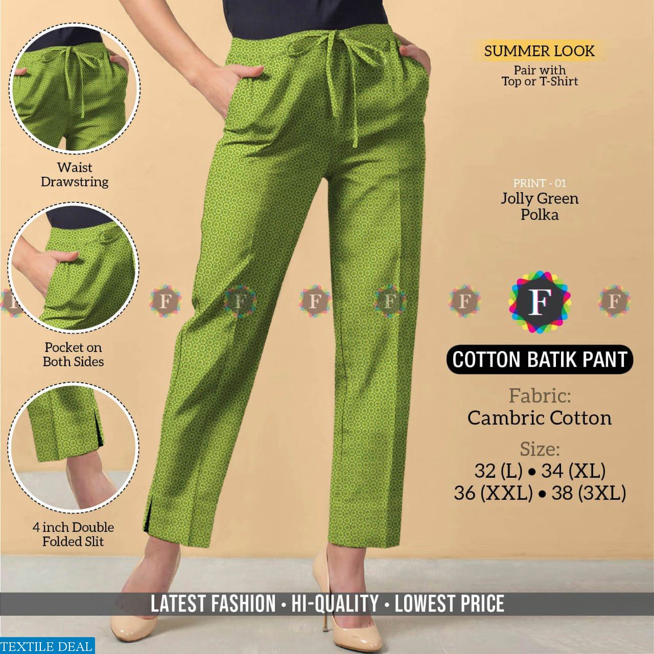 cotton pant design