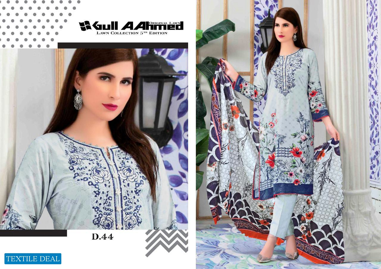 Gul Ahmed Vol-5 Wholesale Lawn 